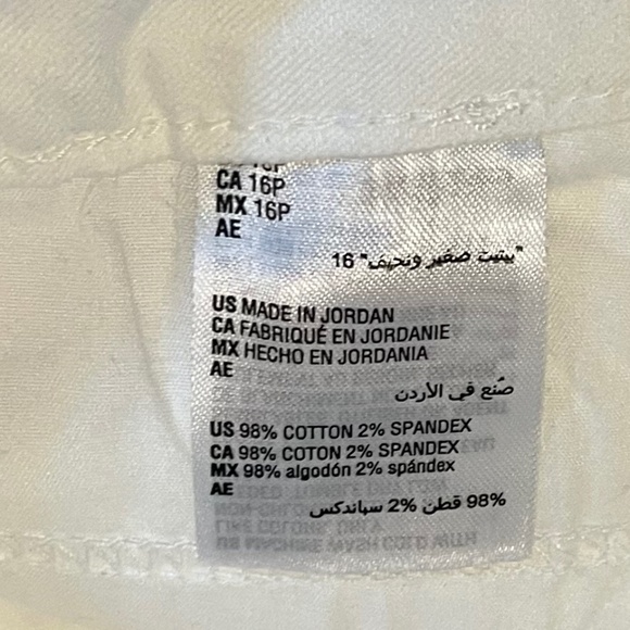 CHARTER CLUB Crop Tummy Slimming White Wide Leg Pants (Size 16P) - Picture 6 of 11